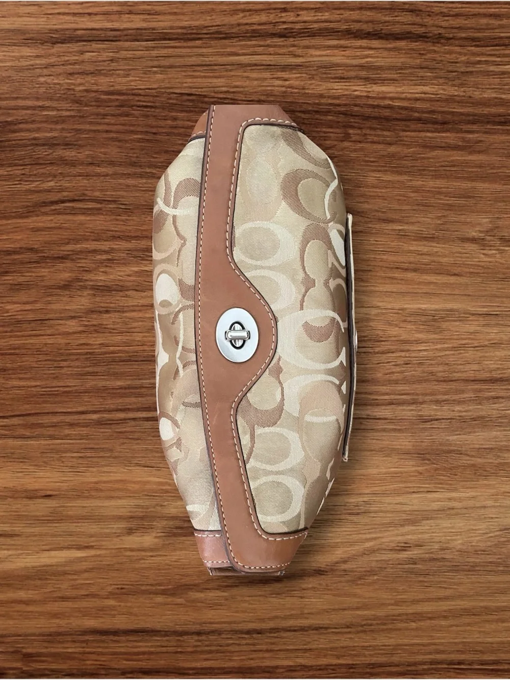 Coach Vtg Chelsea Optic Signature Hobo/Shoulder Bag